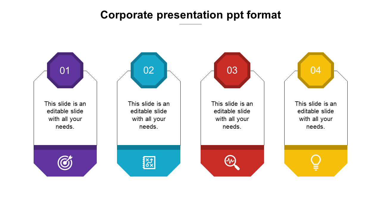 corporate presentation ppt format